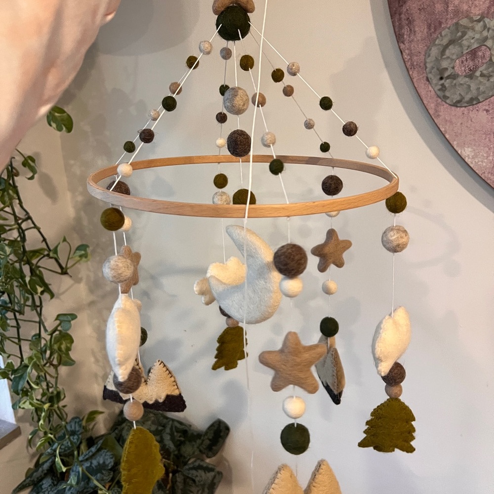 Woodland Themed Baby Mobile